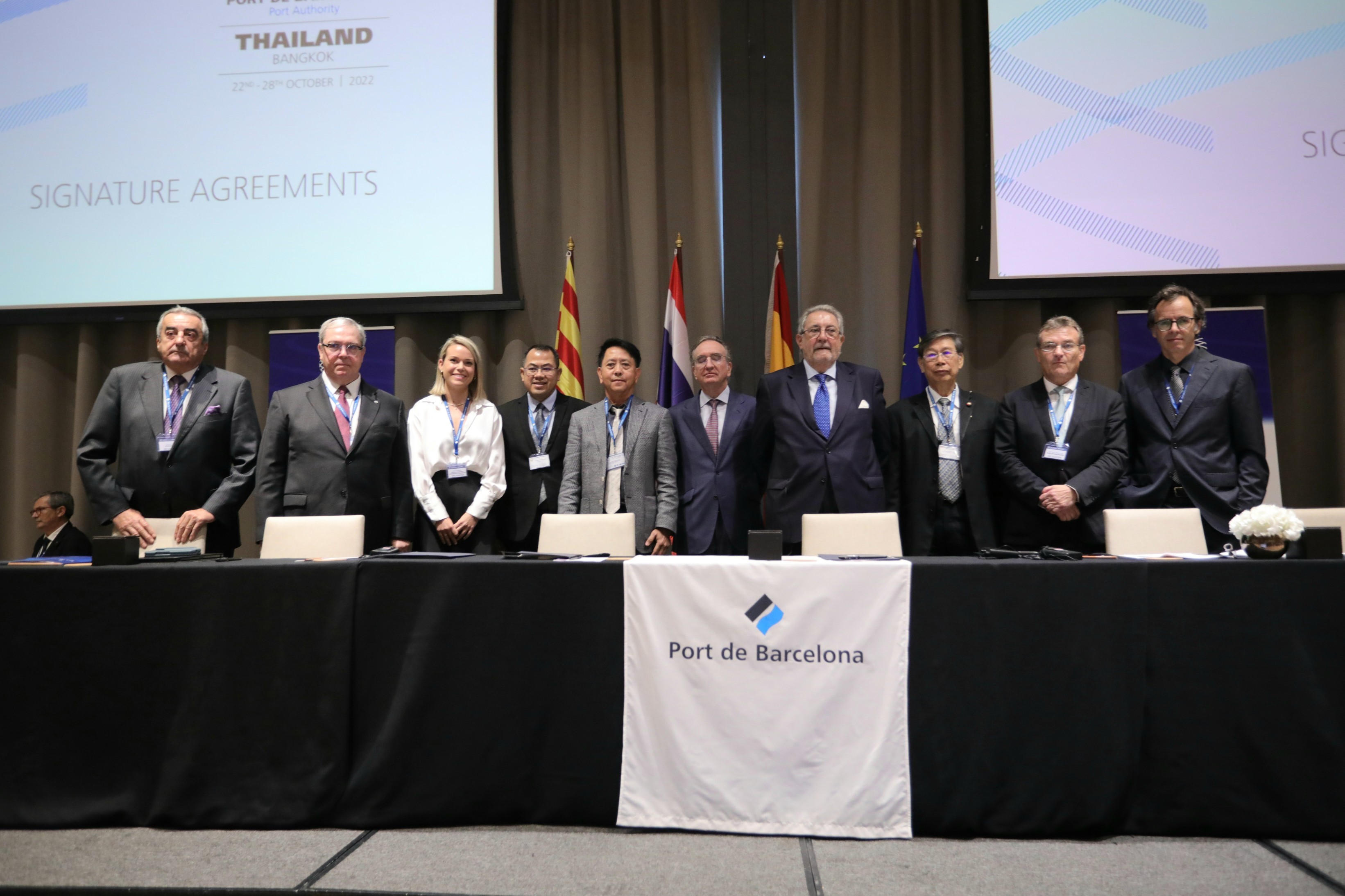 autoritats assistents port de barcelona